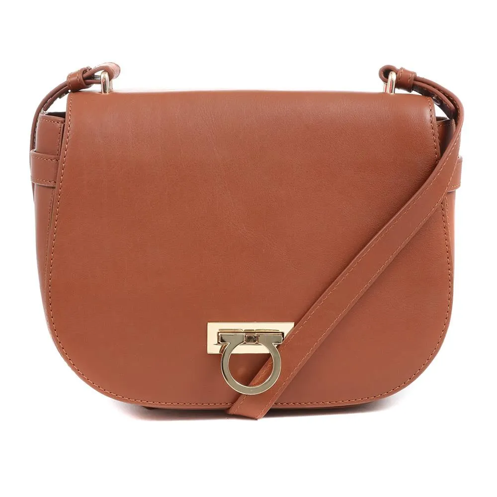 Elegant Leather Saddle Bag - VESPER 323895 | Chic and Stylish Crossbody Purse