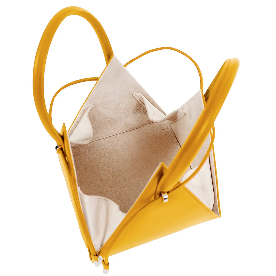 LIA Iconic Amber Leather Handbag