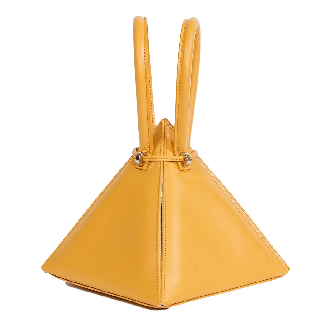 LIA Iconic Amber Leather Handbag