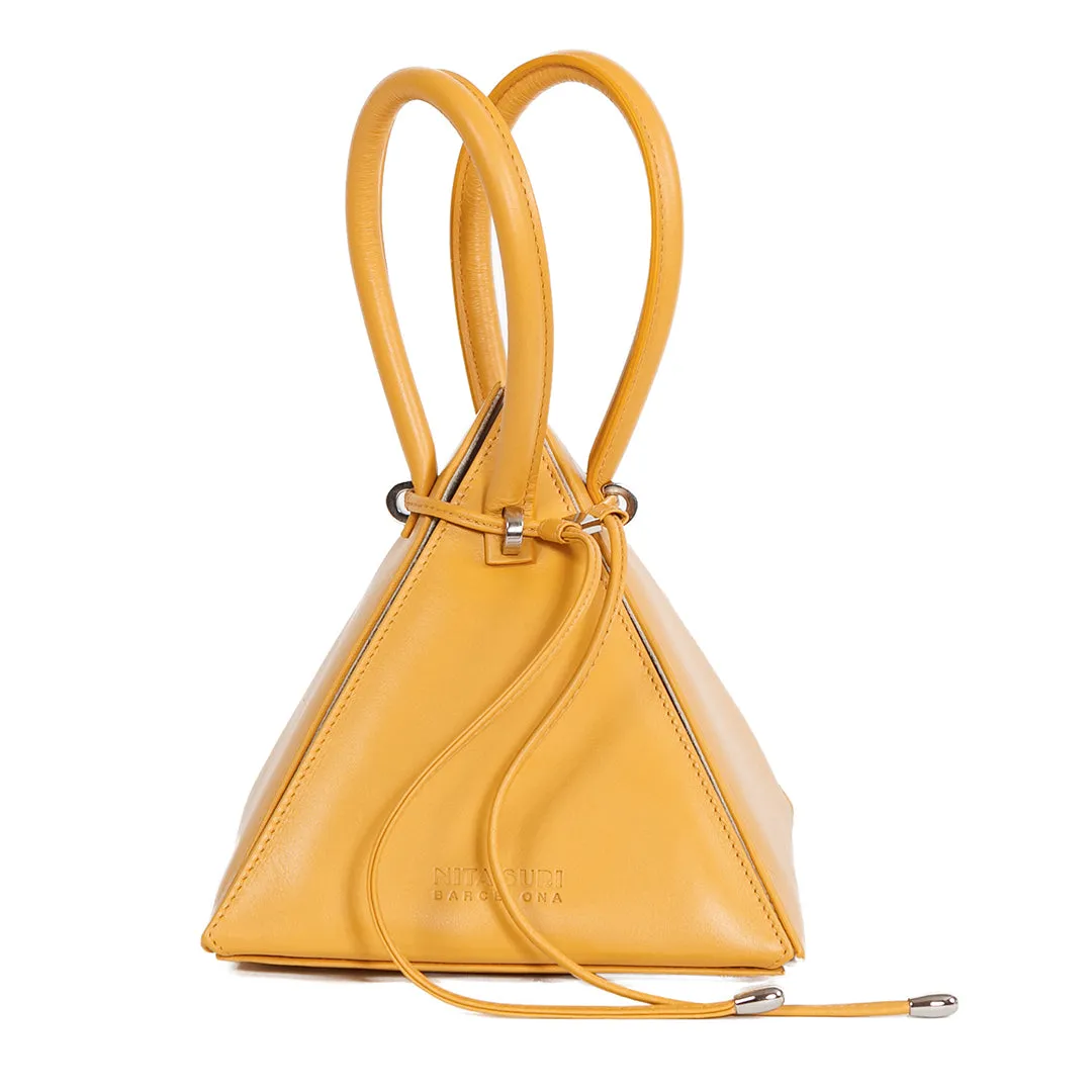 LIA Iconic Amber Leather Handbag