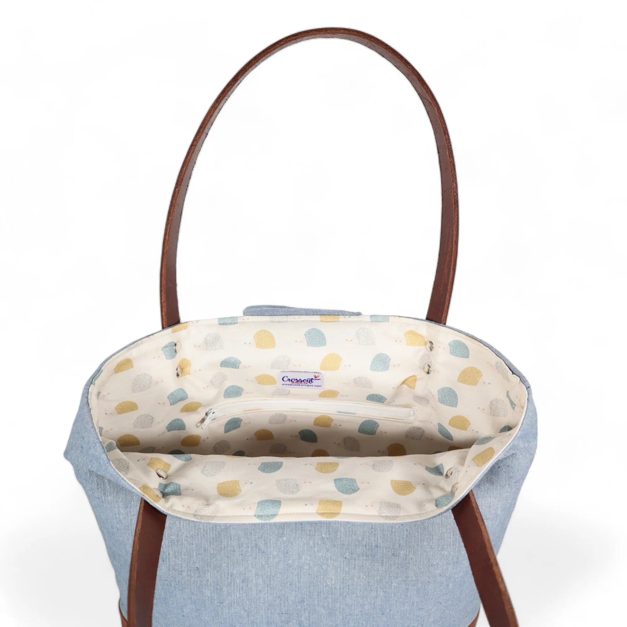 Lincoln Tote Bag Complete Kit - Blue Linen