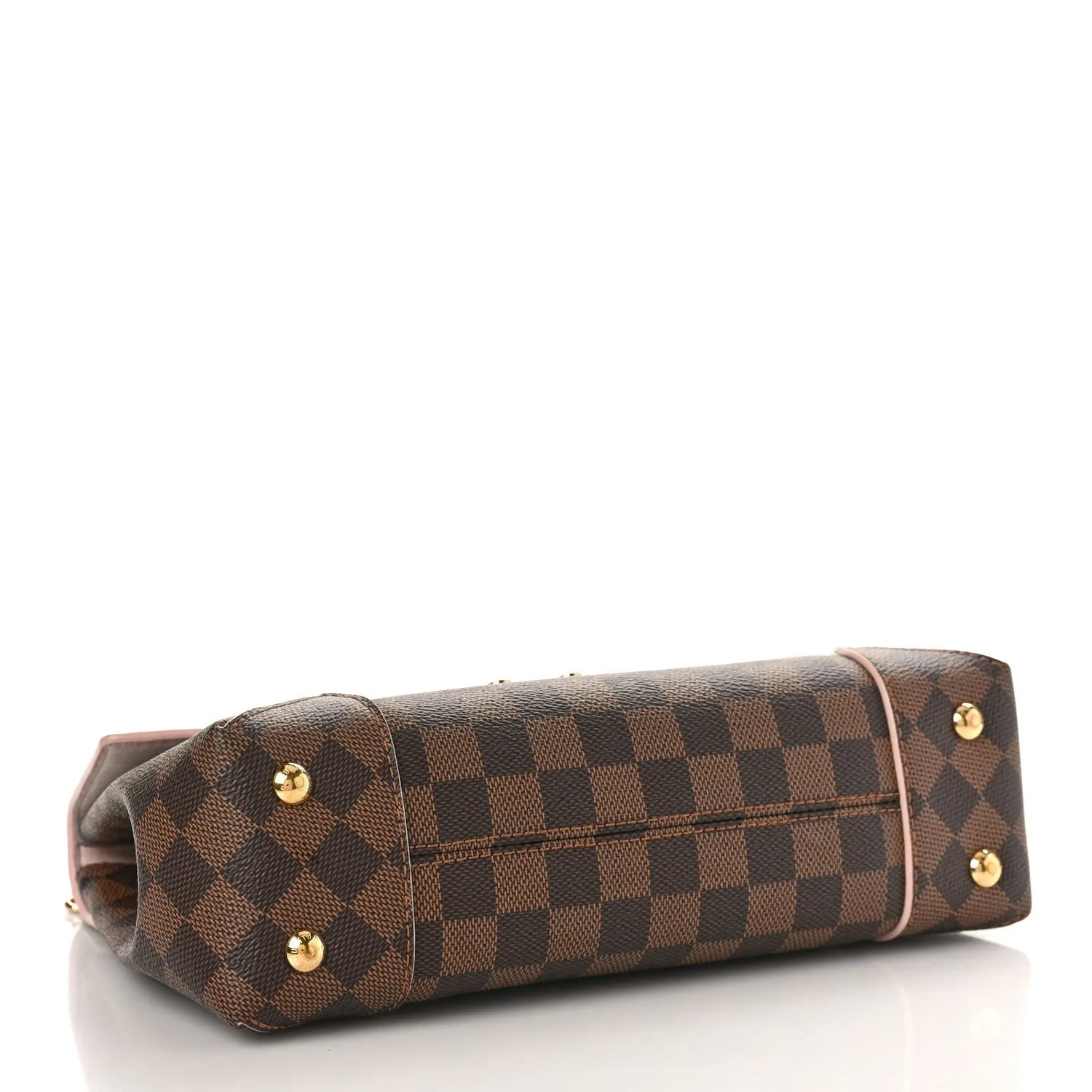 Louis Vuitton Caissa Damier Pink Coated Canvas Clutch Shoulder Bag