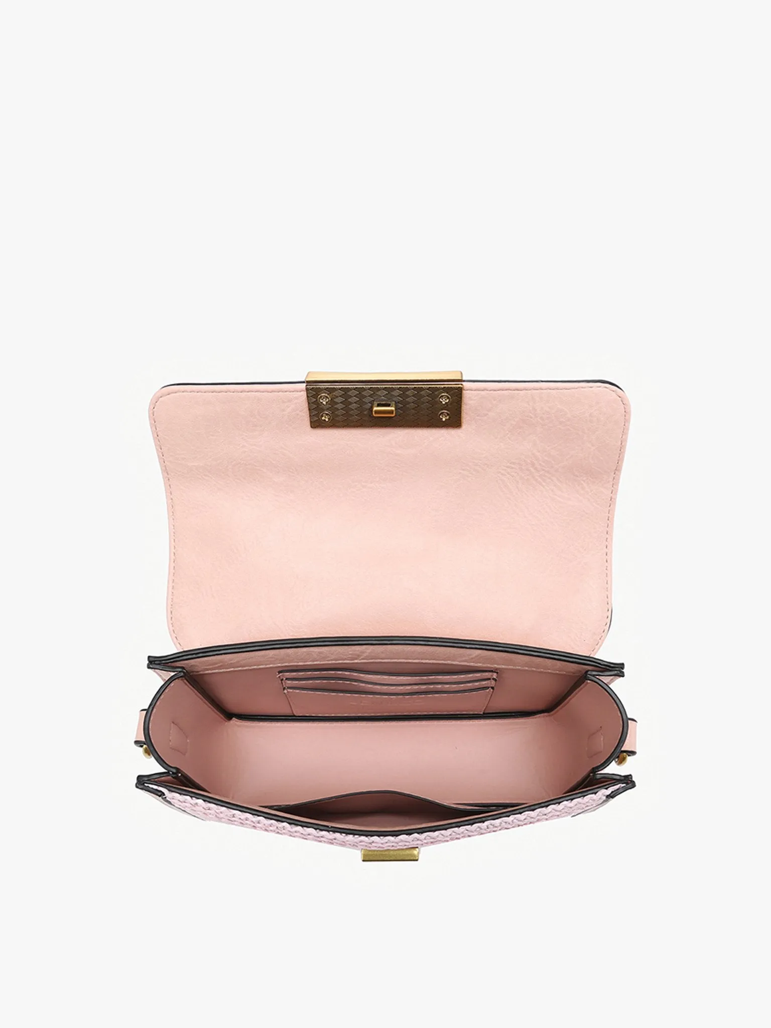 M2313ST Elizabeth Straw Crossbody w/ Lock