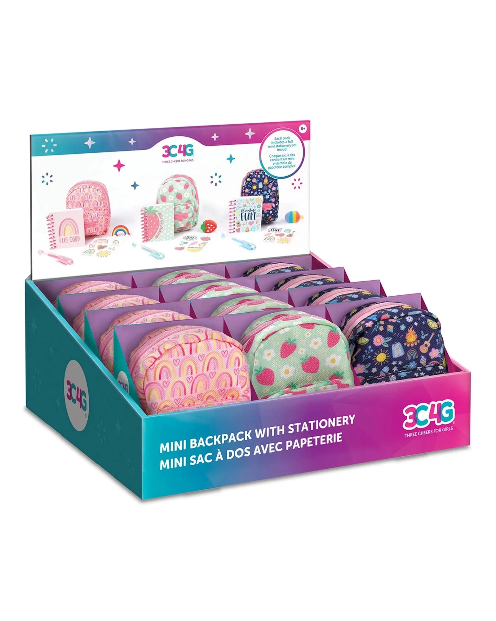 Make It Real Mini Backpack Stationery Set