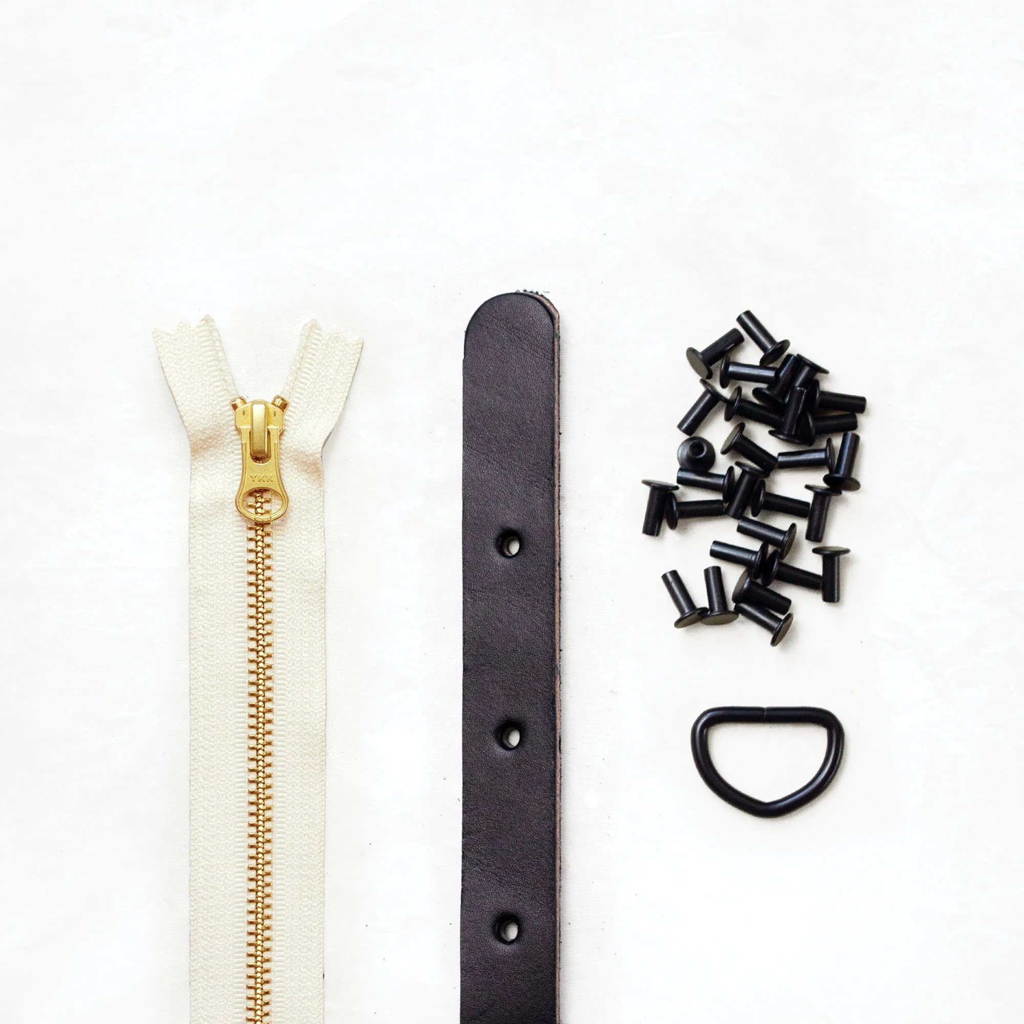 Maywood - Black Leather   Hardware Kit