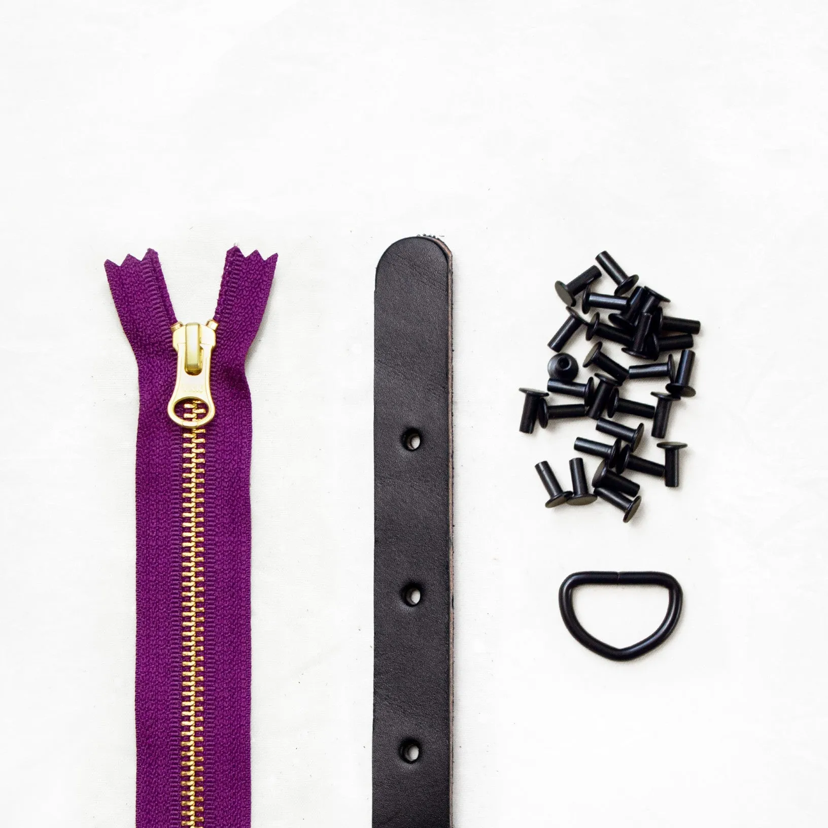 Maywood - Black Leather   Hardware Kit