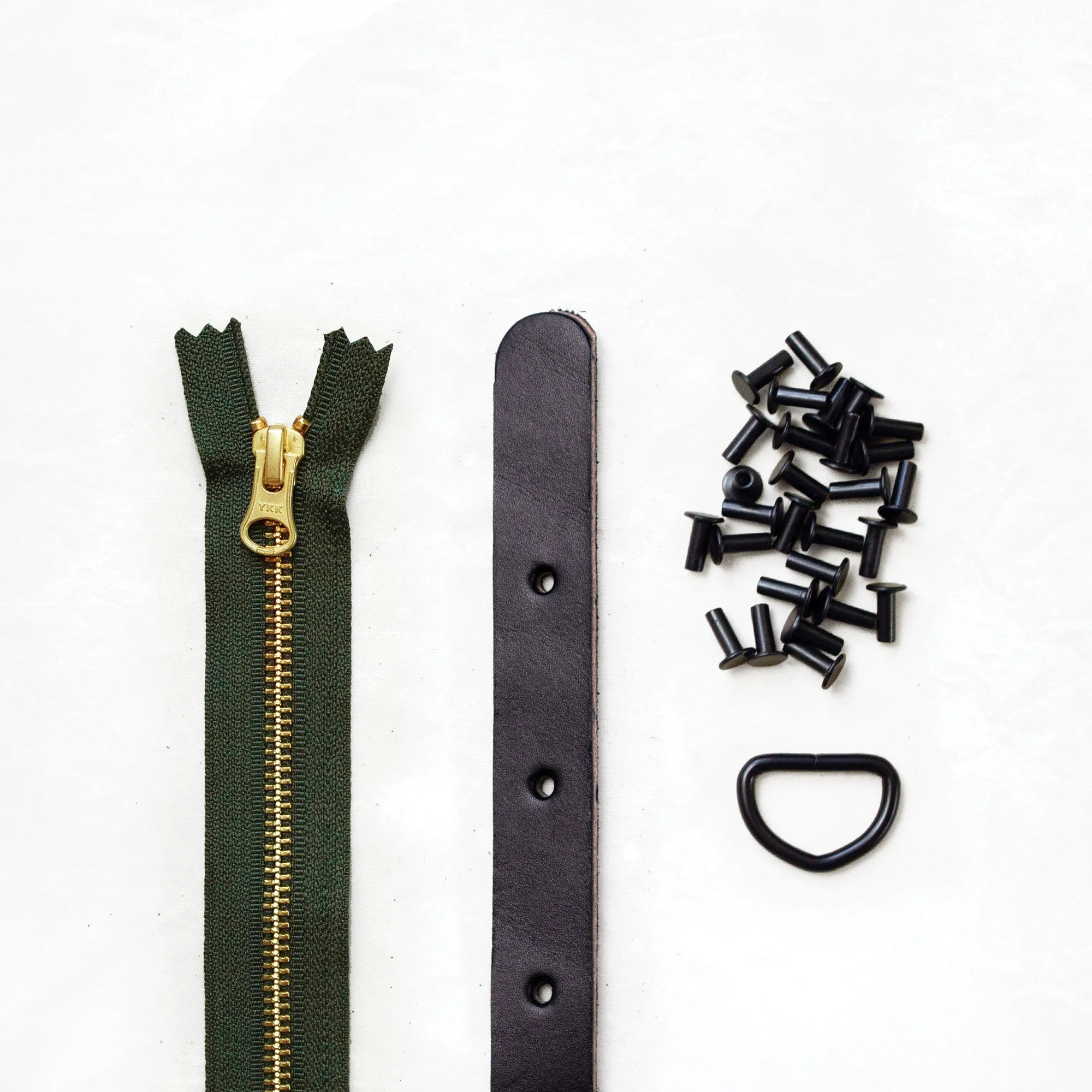 Maywood - Black Leather   Hardware Kit