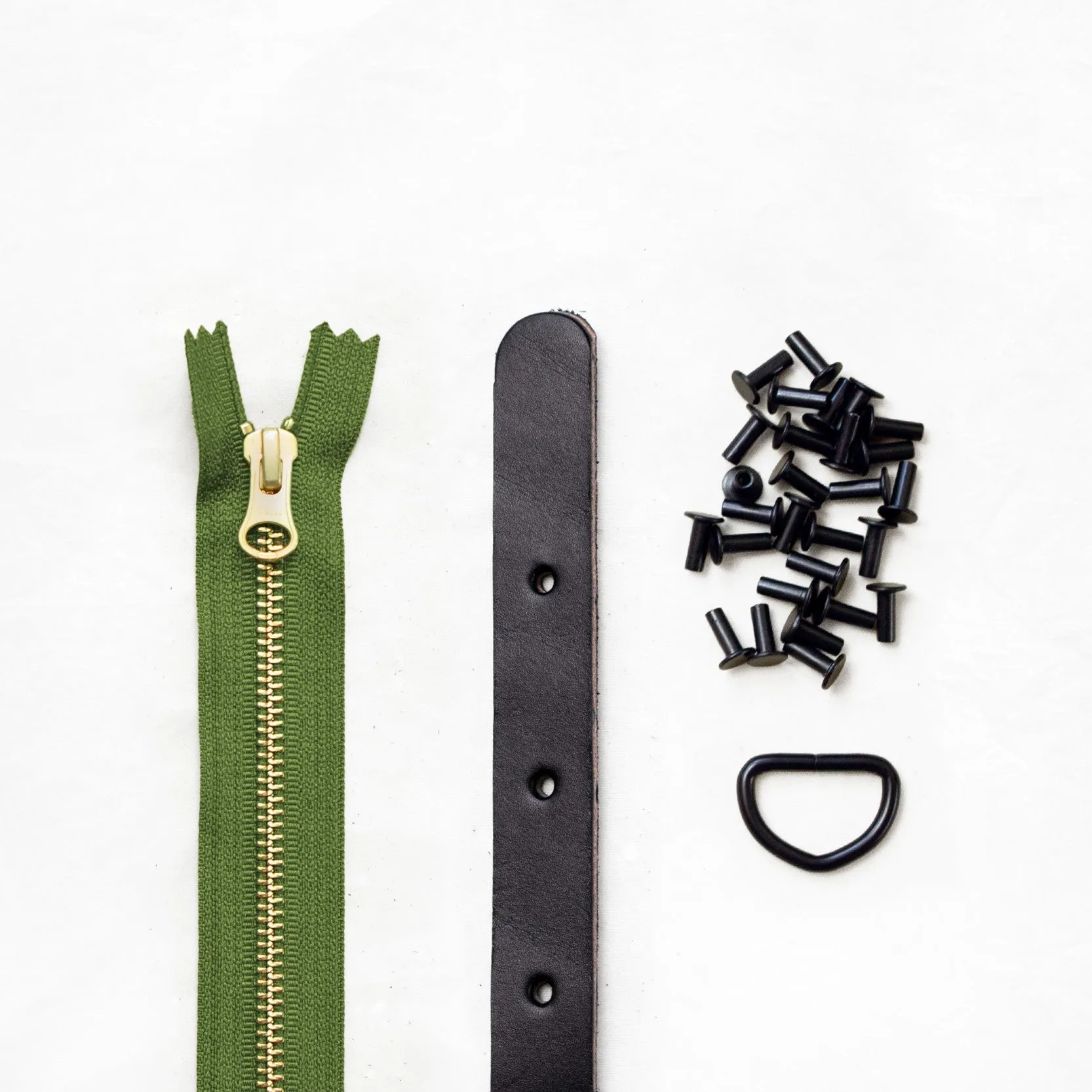 Maywood - Black Leather   Hardware Kit