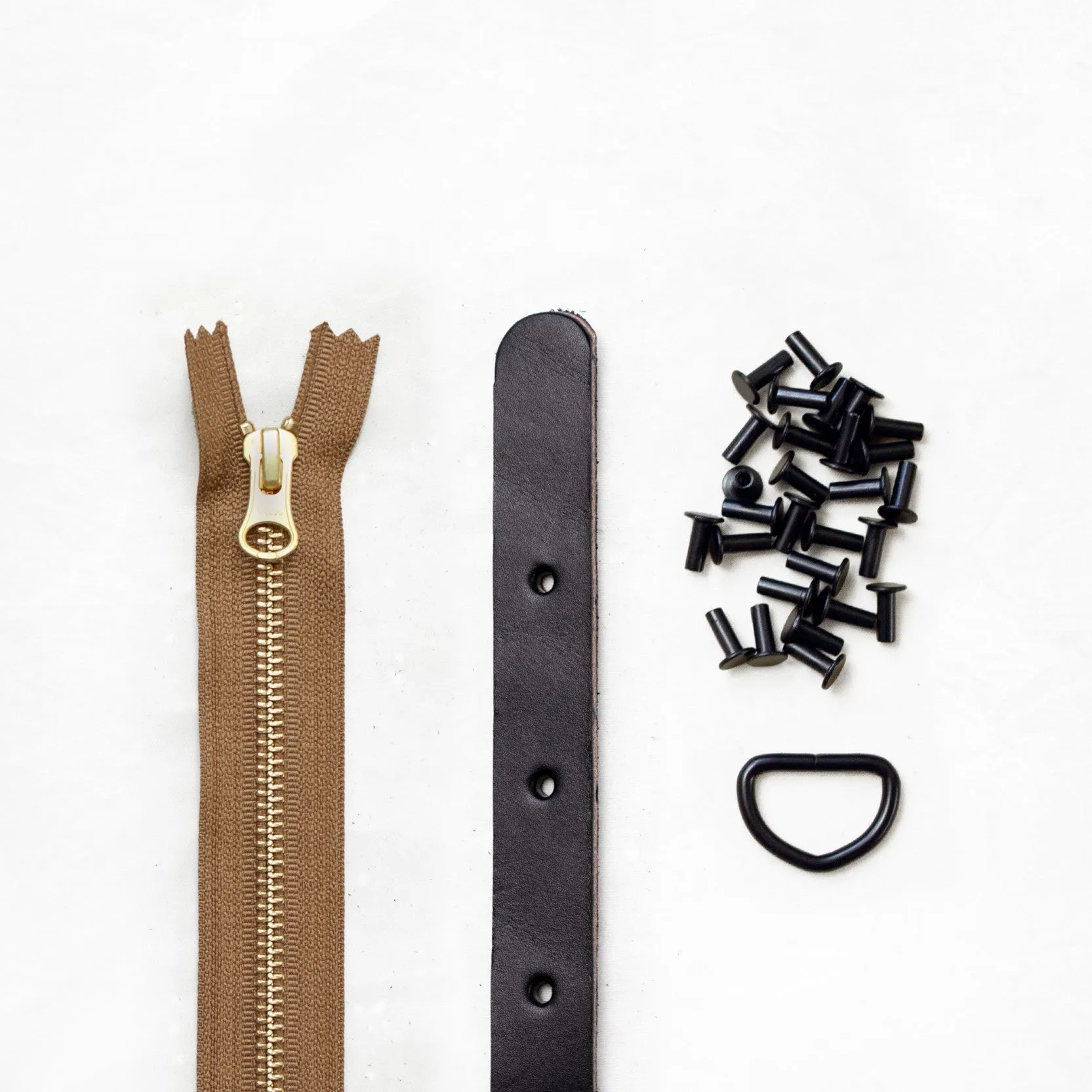 Maywood - Black Leather   Hardware Kit