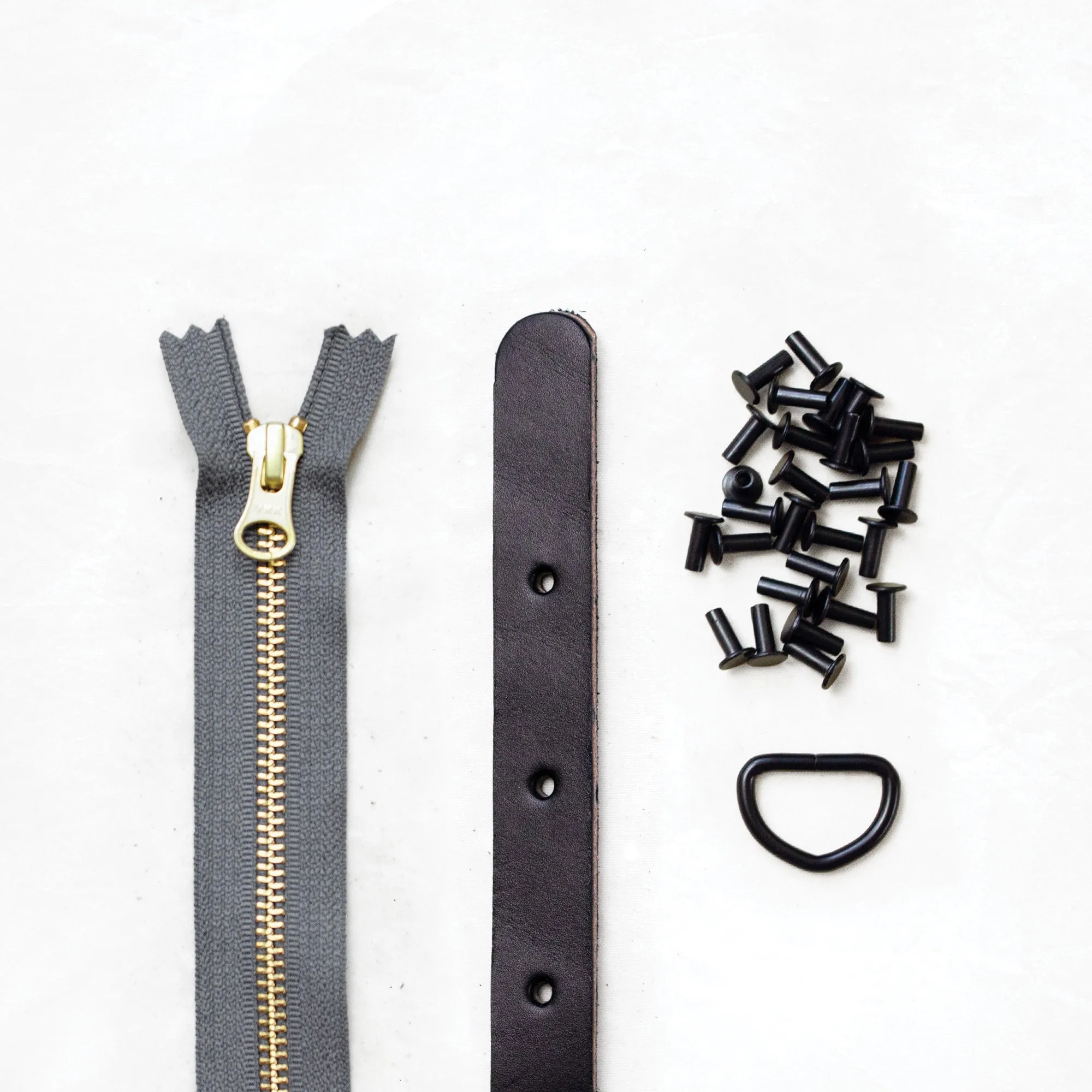 Maywood - Black Leather   Hardware Kit