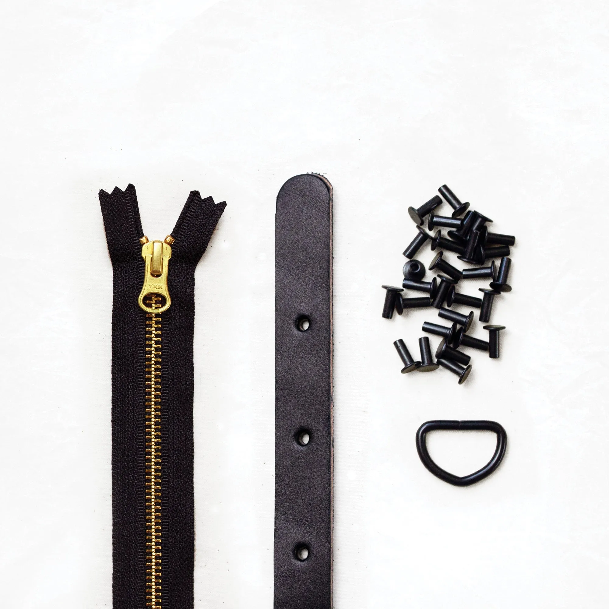 Maywood - Black Leather   Hardware Kit