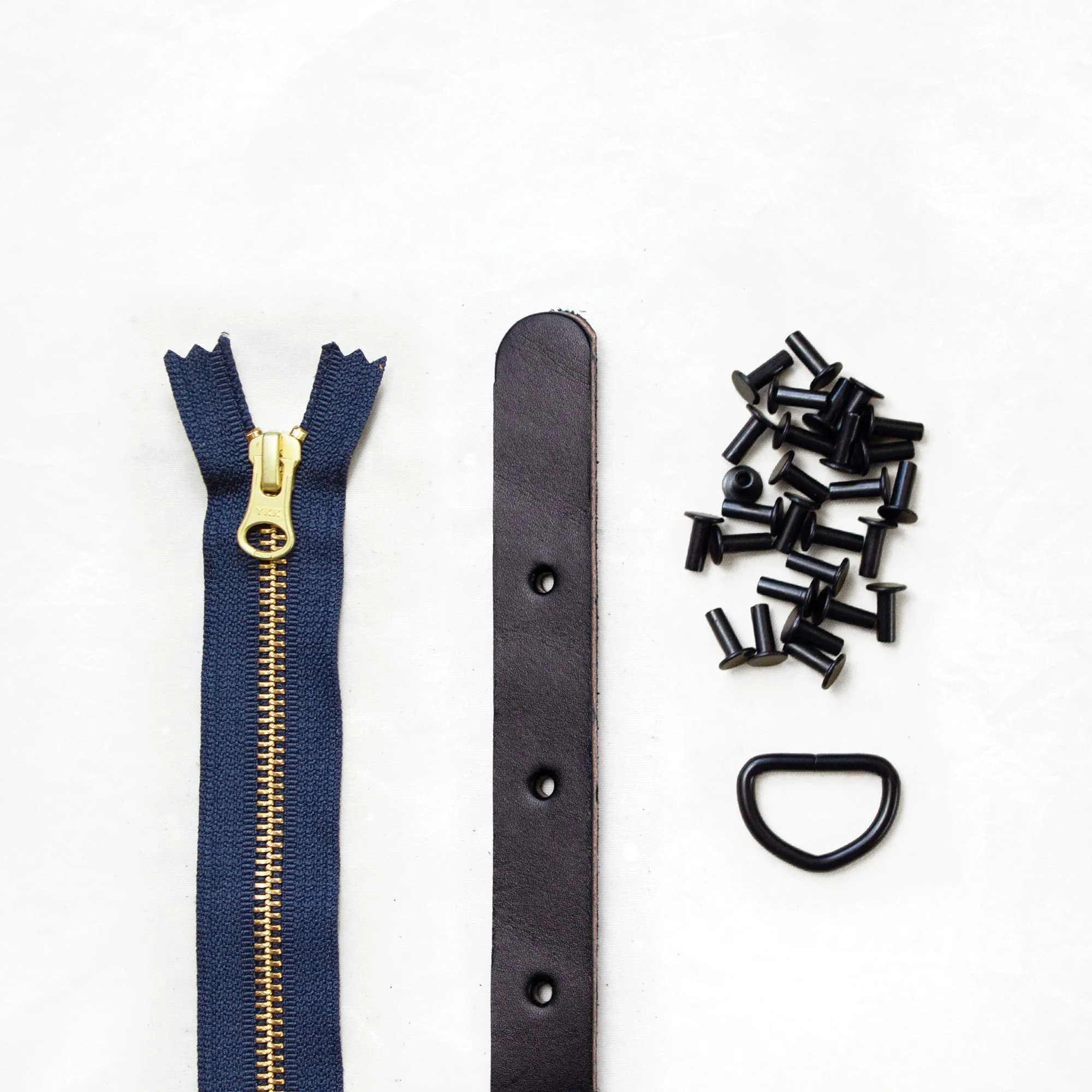 Maywood - Black Leather   Hardware Kit