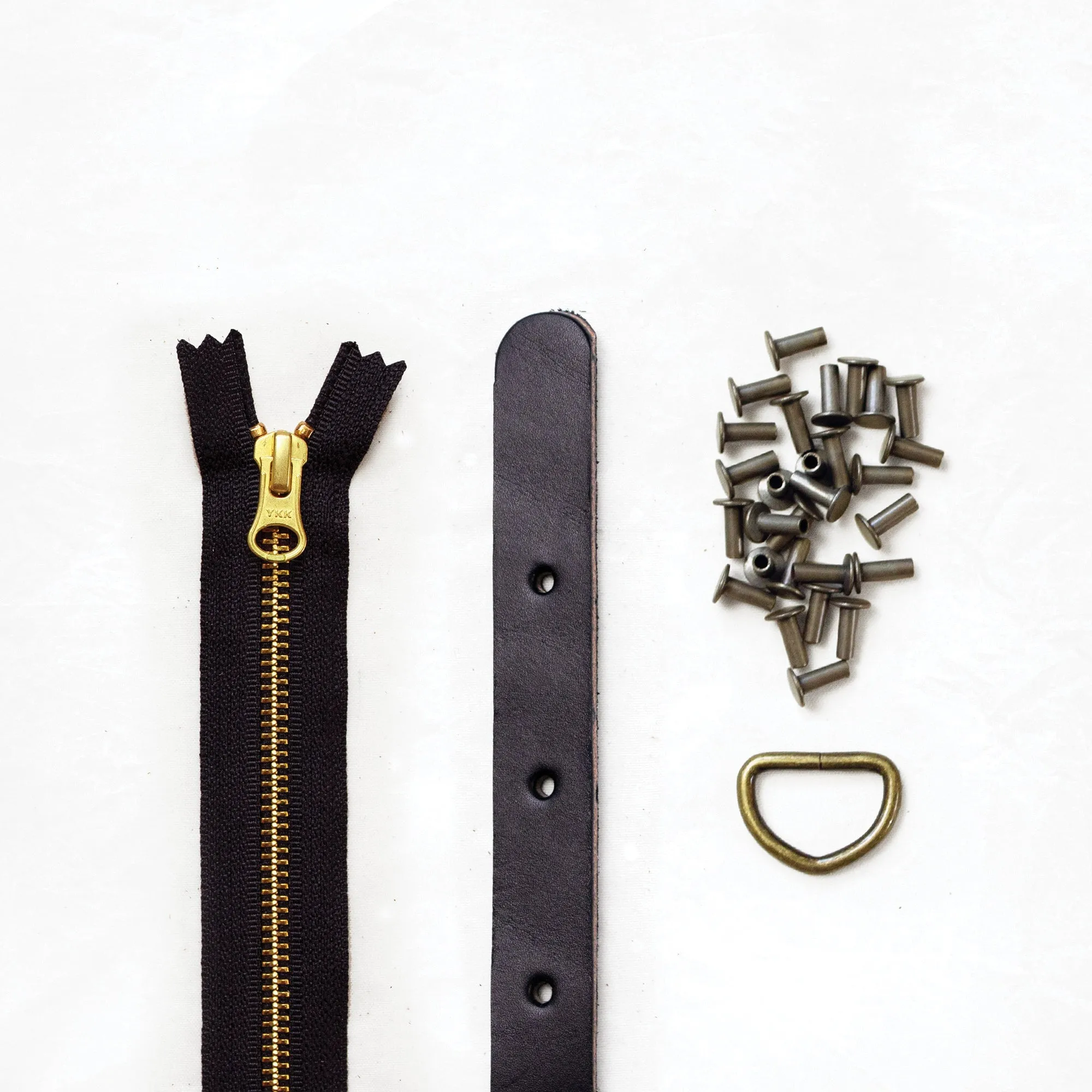 Maywood - Black Leather   Hardware Kit