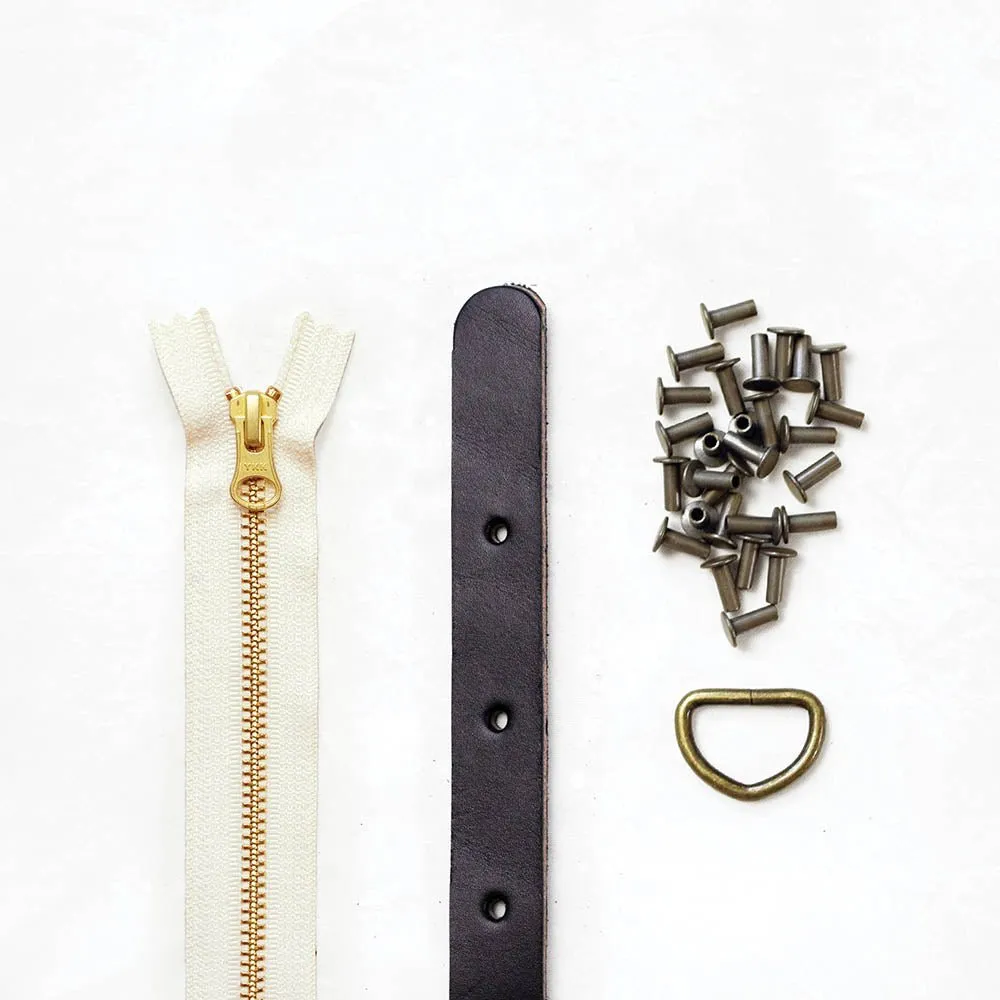 Maywood - Black Leather   Hardware Kit