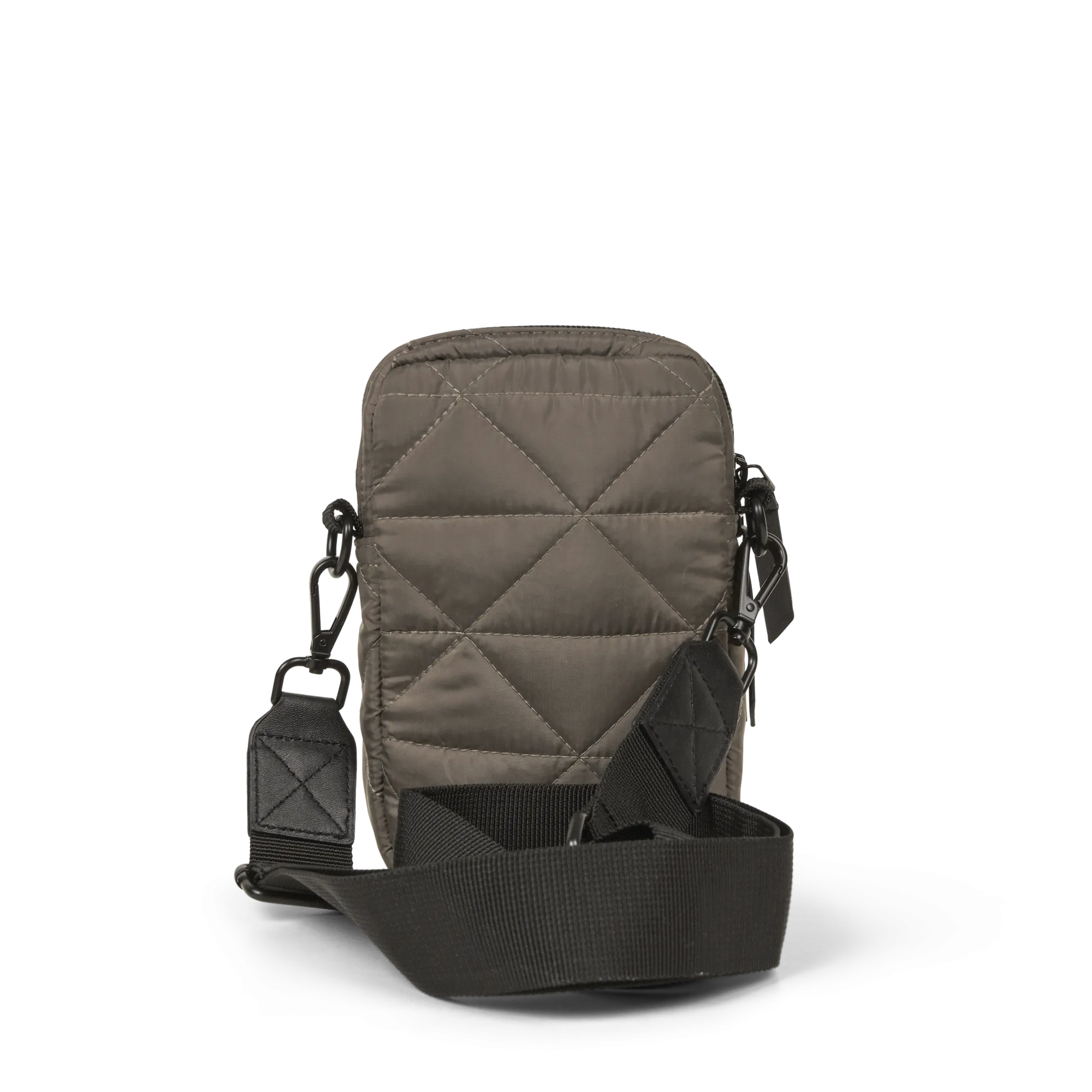 Mini Compact Triangle Quilt Crossbody Bag