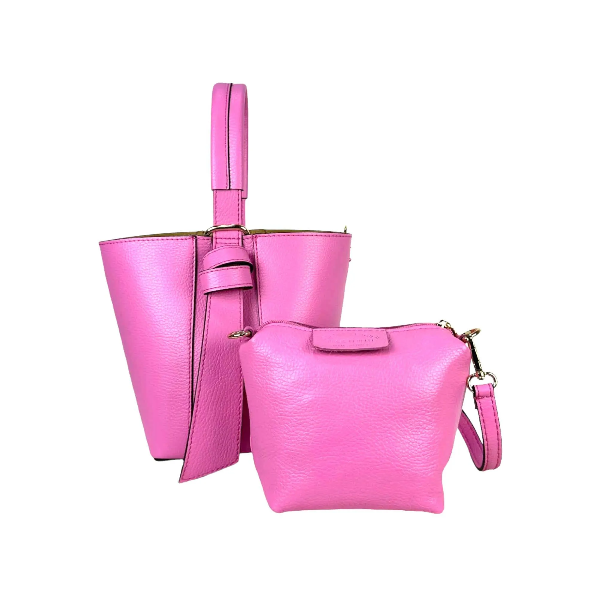 Mini Tote Handbag with Interior Pouch