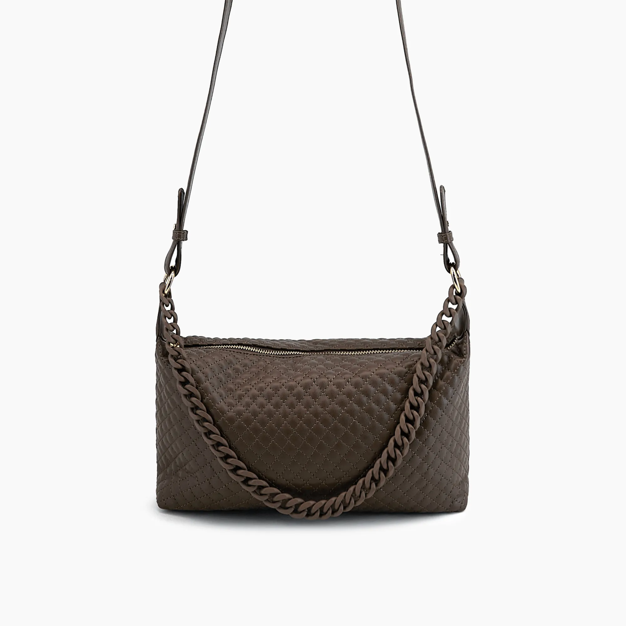 Morgan Baguette Shoulder Crossbody Bag