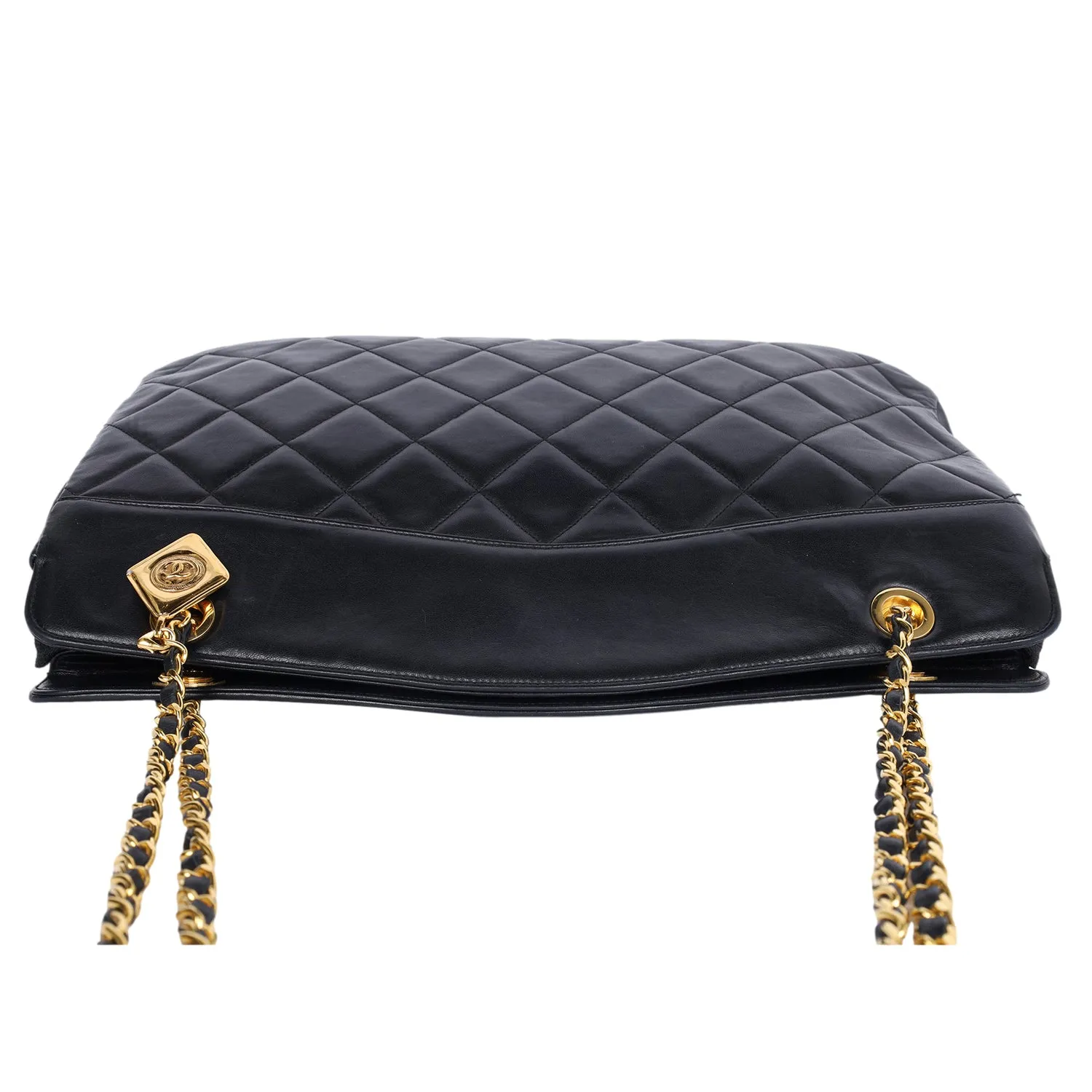 Quilted Lambskin Leather Shoulder Bag (Authentic Pre-owned)