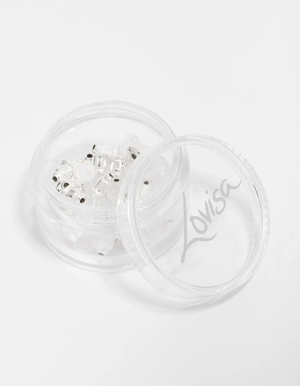 Silver & Silicone Mixed Earring Backing Kit
