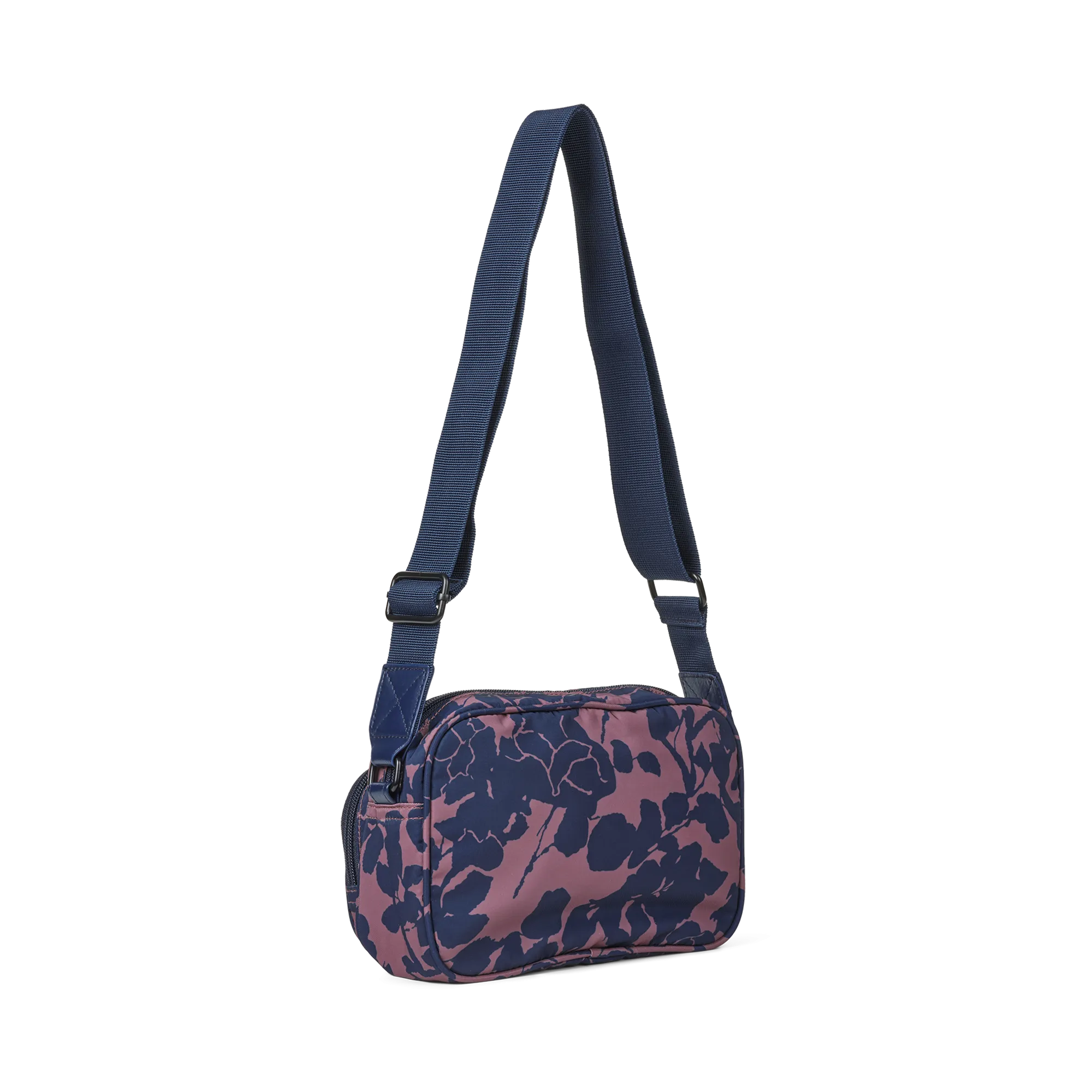Small Rose Print Crossbody Shoulder Bag