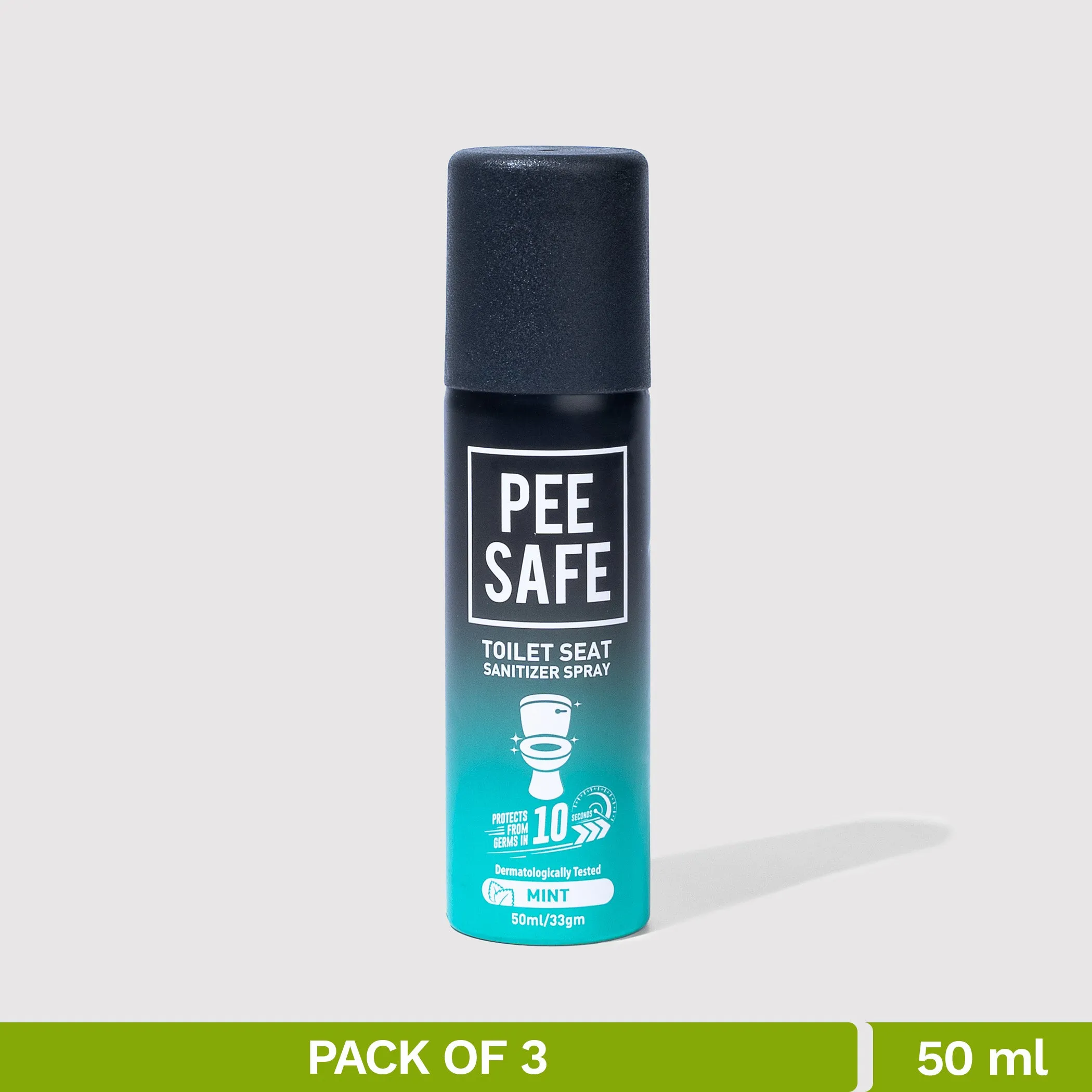 Toilet Seat Sanitizer Spray (Mint) - 50 ML (Pack of 3)
