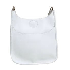 White Mini Messenger Handbag (STRAP SOLD SEPARATELY)