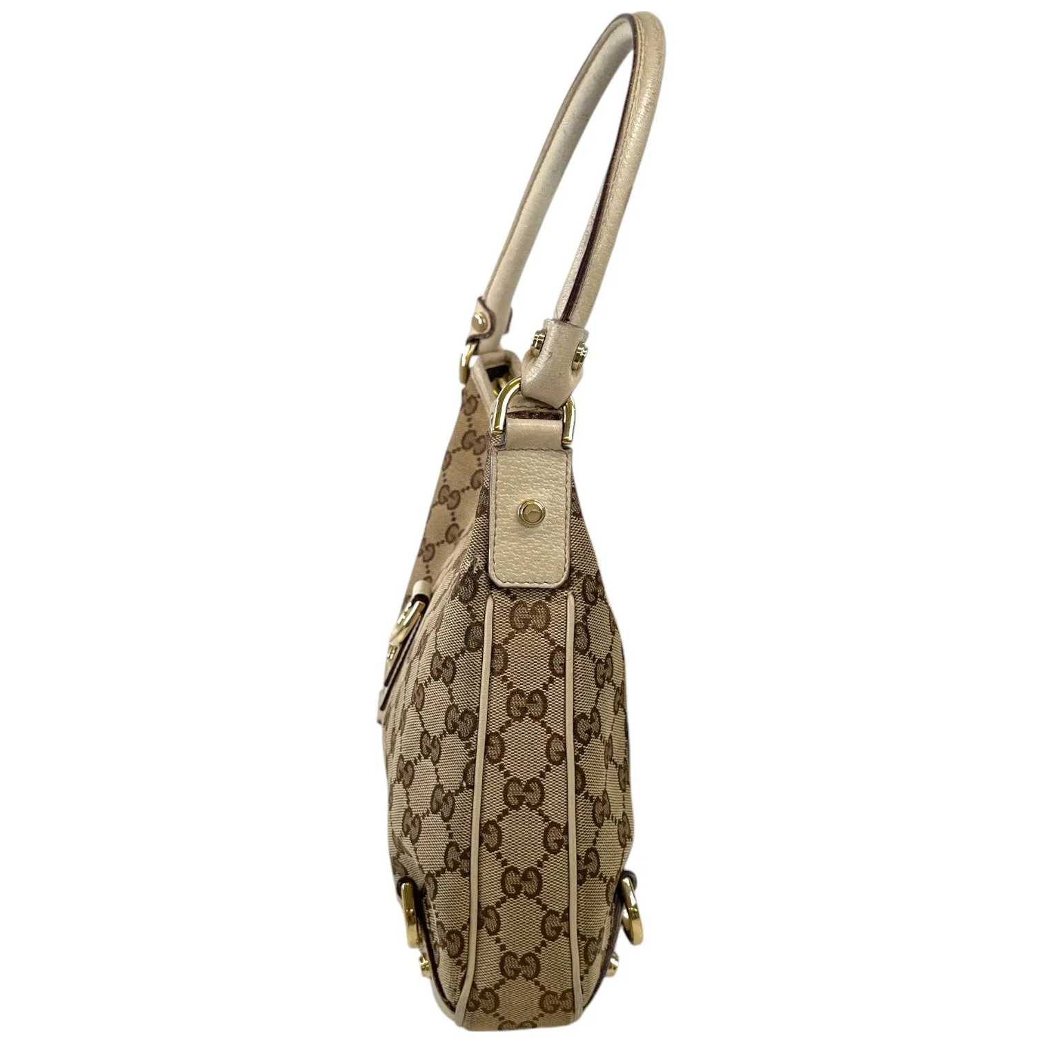 Women's Gg Supreme Abby Hobo Handbag Beige