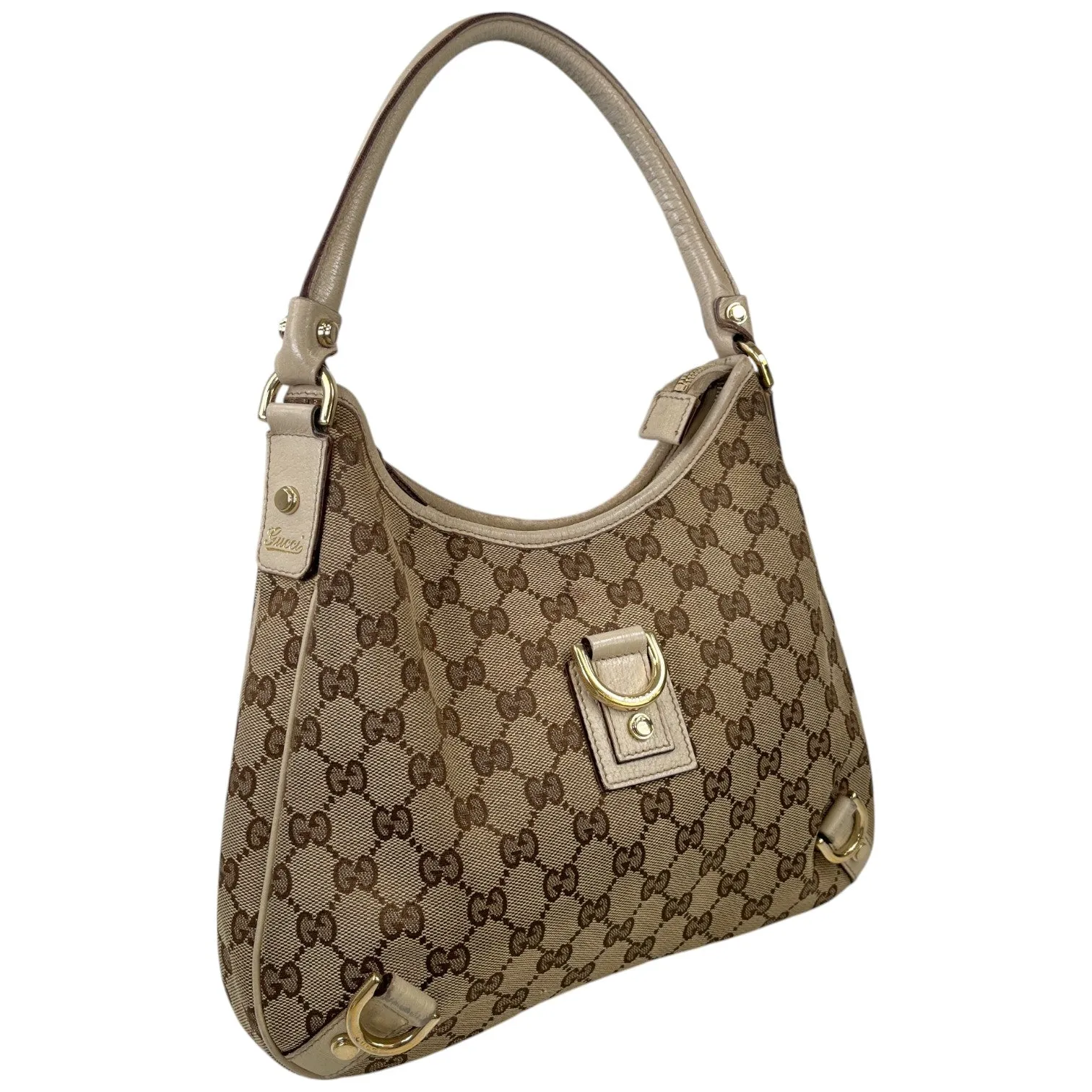 Women's Gg Supreme Abby Hobo Handbag Beige