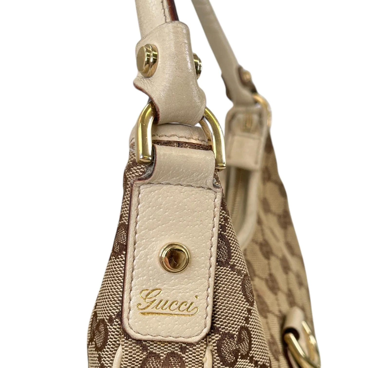 Women's Gg Supreme Abby Hobo Handbag Beige